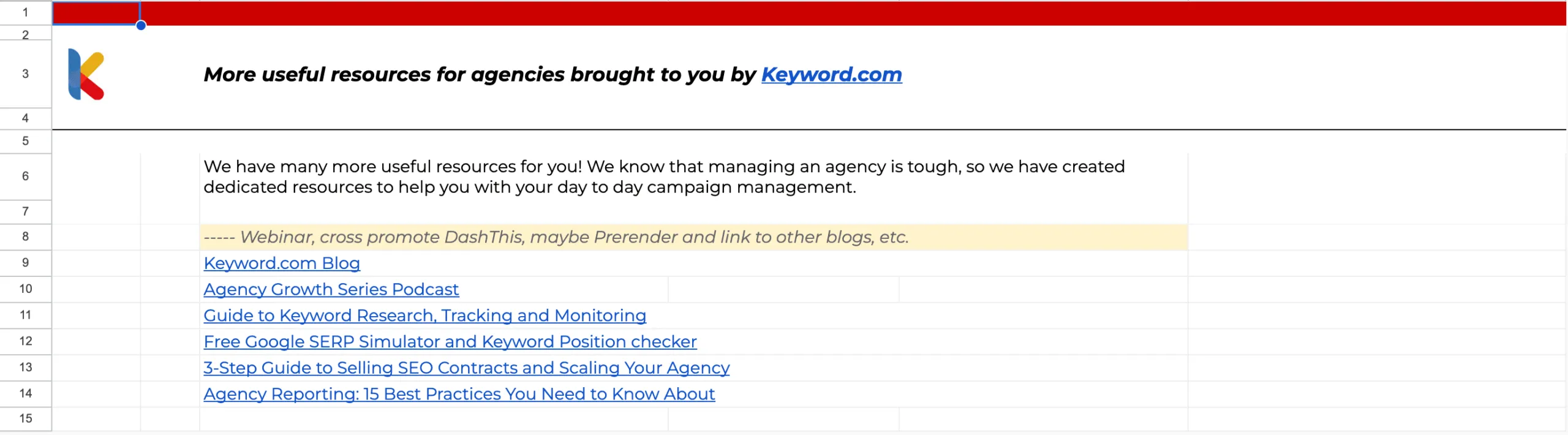 Client-facing campaign overview section focused on traffic and conversions.