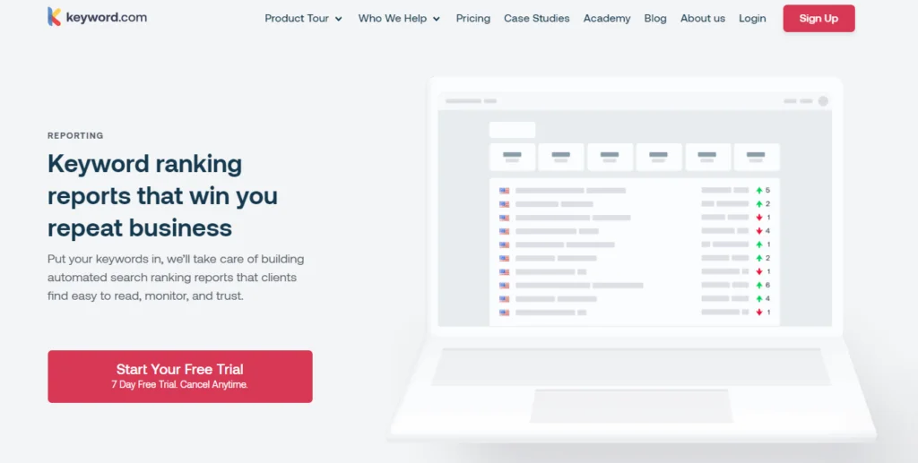 Creating Your Rank-tracking Report with Keyword.com