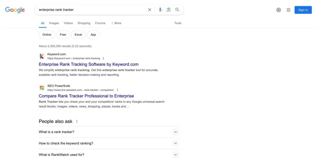How to Test Keyword Rank Tracker Accuracy- Step 3