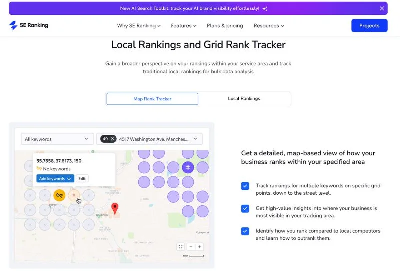 Local SEO Tracking with SE Ranking
