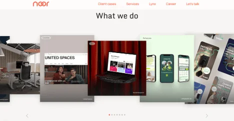 Screenshot of Noor Digital Agency