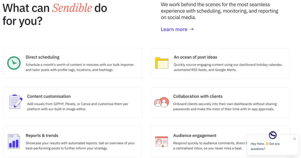 White Label Software for Content Marketers - Sendible
