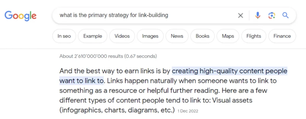 Featured Snippet