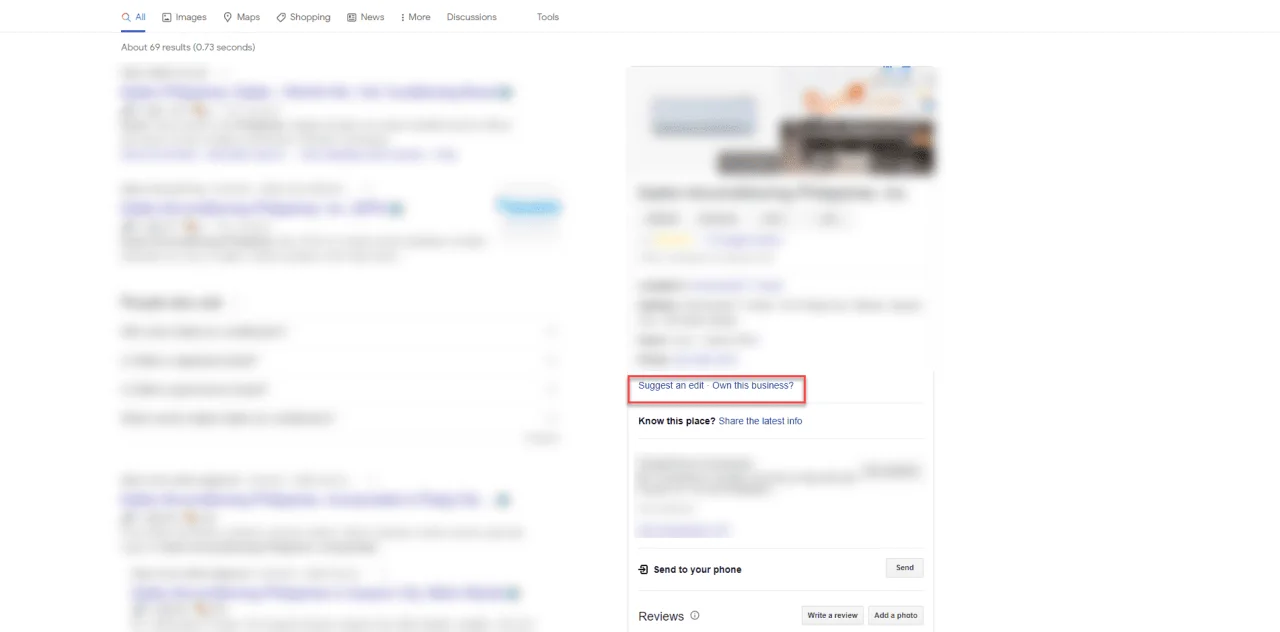 google own this business