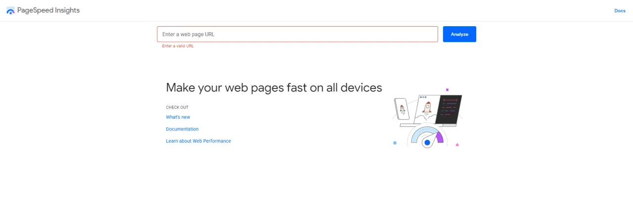 google pagespeed insights
