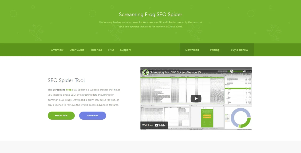 screaming frog seo spider